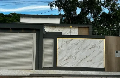 Casa com piscina, espaço gourmet  e garagem para 02 carros no castanheiras, governador valadares/mg