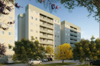 2 quartos, 1 banheiro social, 1 salas p/ 2 ambientes (estar, jantar), área privativa: 48,01m², área de serviço , cozinha, varanda,