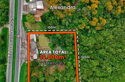 Terreno comercial à venda na Br 277, Alexandra, Paranaguá