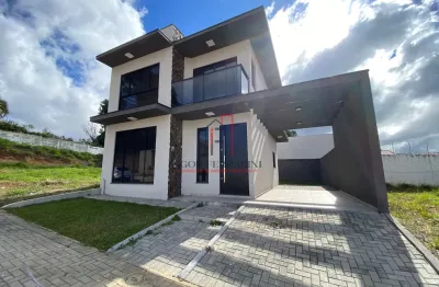 Excelente sobrado, em condomínio exclusivo, localizado em colombo