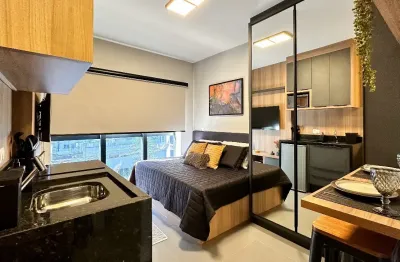 Studio no mercês - alto padrão - mobiliado e pronto para morar!