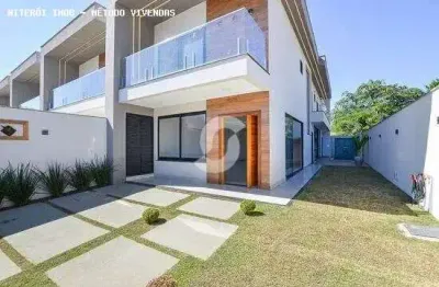 Casa alto padrão para venda em niterói, itaipu, 3 dormitórios, 3 suítes, 5 banheiros, 2 vagas