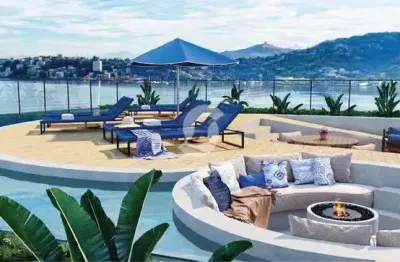 Apartamento para venda em niterói, charitas, 1 dormitório, 1 suíte, 1 banheiro, 1 vaga