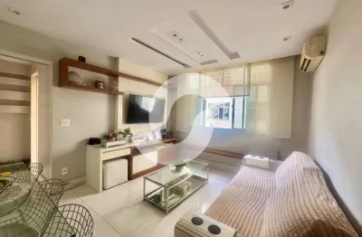 Apartamento para venda em niterói, icaraí, 2 dormitórios, 1 suíte, 2 banheiros, 1 vaga