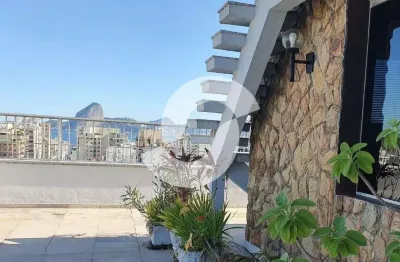 Cobertura para venda em niterói, icaraí, 4 dormitórios, 1 suíte, 3 banheiros, 2 vagas