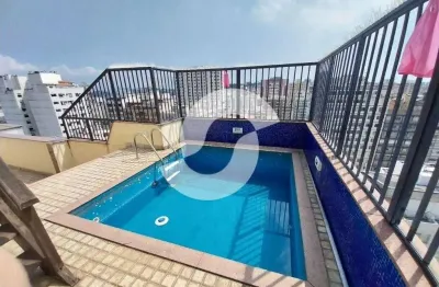 Cobertura para venda em niterói, icaraí, 3 dormitórios, 1 suíte, 3 banheiros, 2 vagas