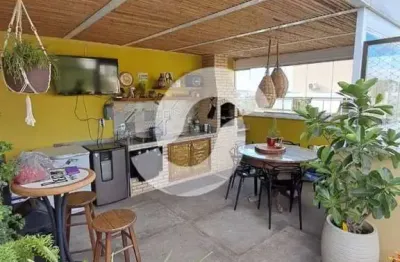 Cobertura duplex para venda em niterói, gragoatá, 2 dormitórios, 1 suíte, 2 banheiros, 2 vagas