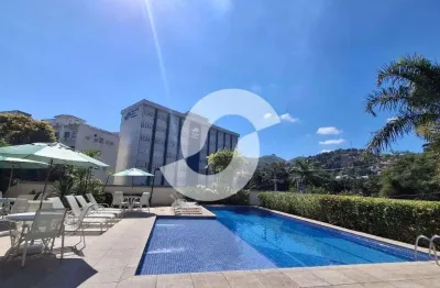 Apartamento 2 quartos para venda em niterói, centro, 2 dormitórios, 1 banheiro, 1 vaga