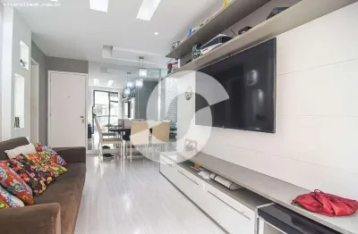 Apartamento para venda em niterói, pé pequeno, 2 dormitórios, 1 suíte, 3 banheiros, 1 vaga