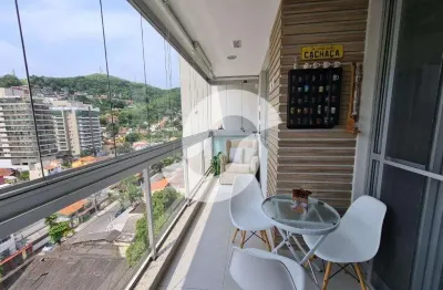 Apartamento 2 quartos para venda em niterói, santa rosa, 2 dormitórios, 1 suíte, 2 banheiros, 1 vaga