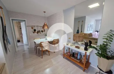 Apartamento 2 quartos para venda em niterói, icaraí, 2 dormitórios, 2 banheiros, 1 vaga