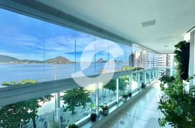 Apartamento 4 quartos para venda em niterói, icaraí, 4 dormitórios, 4 suítes, 5 banheiros, 4 vagas