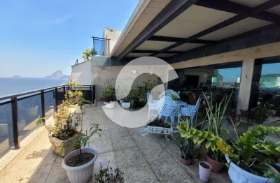Cobertura triplex para venda em niterói, icaraí, 6 dormitórios, 2 suítes, 3 banheiros, 4 vagas