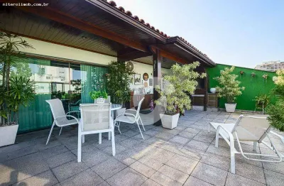 Cobertura para venda em niterói, icaraí, 5 dormitórios, 3 suítes, 4 banheiros, 5 vagas