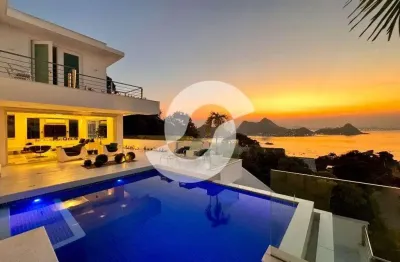 Casa alto padrão para venda em niterói, charitas, 4 dormitórios, 4 suítes, 6 banheiros, 6 vagas