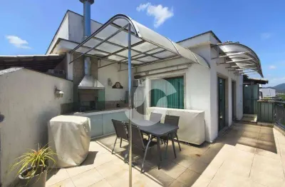 Cobertura para venda em niterói, camboinhas, 2 dormitórios, 1 suíte, 2 banheiros, 2 vagas