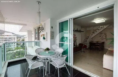 Cobertura para venda em niterói, são francisco, 3 dormitórios, 1 suíte, 4 banheiros, 3 vagas