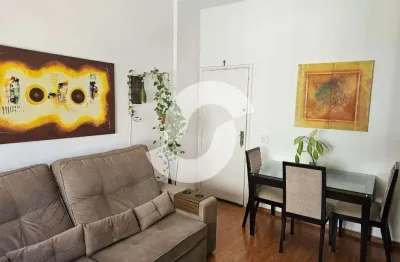 Apartamento 2 quartos para venda em niterói, icaraí, 2 dormitórios, 1 banheiro