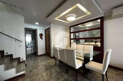 Cobertura para venda em niterói, icaraí, 4 dormitórios, 2 suítes, 3 banheiros, 3 vagas