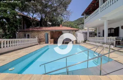 Casa alto padrão para venda em niterói, charitas, 8 dormitórios, 5 banheiros, 4 vagas