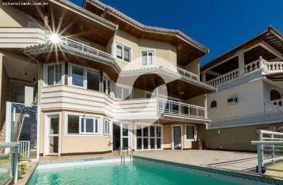 Casa alto padrão para venda em niterói, charitas, 5 dormitórios, 4 suítes, 6 banheiros, 3 vagas