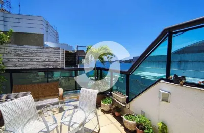 Cobertura para Venda em Niterói, Charitas, 3 dormitórios, 2 suítes, 4 banheiros, 2 vagas