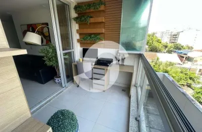 Apartamento 2 Quartos para Venda em Niterói, Santa Rosa, 2 dormitórios, 1 suíte, 2 banheiros, 1 vaga