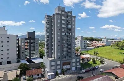 Apartamento em indaial no bairro das nações  semimobiliado com rooftop e vaga de garagem