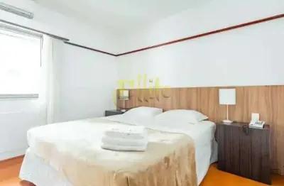 Flat para alugar no jardins, totalmente mobiliado com serviços, à 200 mts da estação consolação linha verde!