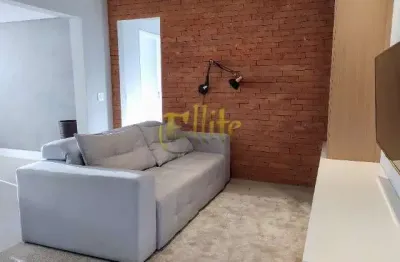 Apartamento de 02 dormitórios mobiliado para locação na região do brooklin em são paulo, próxima a estação morumbi!