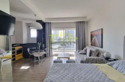 Apartamento mobiliado com 01 dormitório para locação na região do brooklin em são paulo!