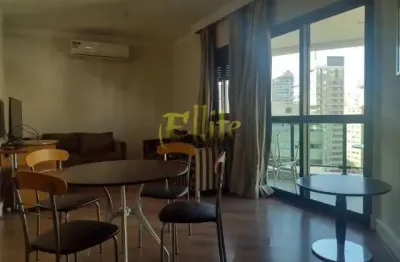 Flat para locação com 02 dormitórios no paraíso, totalmente mobiliado com serviços, próximo ao hcor!