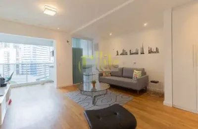Apartamento totalmente mobiliado com 01 dormitório para locação na região do Brooklin em São Paulo!