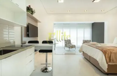 Studio mobiliado com 01 dormitório para locação em indianópolis, são paulo!