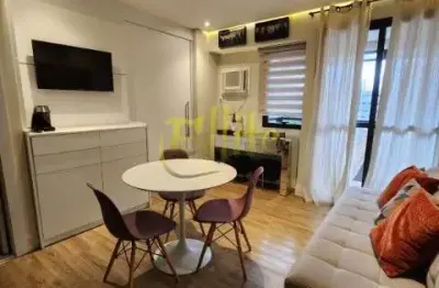 Flat para locação em moema, totalmente mobiliado com serviços!