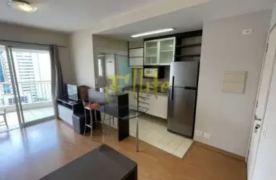 Apartamento com 01 dormitório para locação na rua sansão alves dos santos na região do brooklin, são paulo - sp.