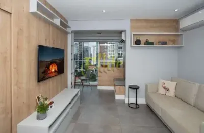 Apartamento mobiliado para locação na região do brooklin em são paulo!