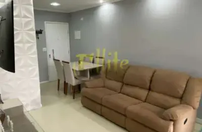 2 quartos, sendo 1 suíte, 1 banheiro, 1 vaga de garagem e uma área total de 54,00 m2.