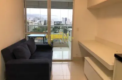 Apartamento mobiliado com 1 dormitório para venda na região do brooklin em são paulo, próximo à estação campo belo!