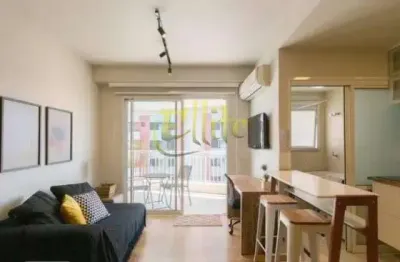 Apartamento mobiliado de 01 dormitório para locação no bairro brooklin, são paulo!