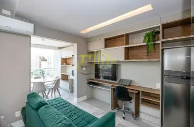 Studio para venda, totalmente mobiliado na região da chácara santo antônio em são paulo, próximo a estação borba gato!