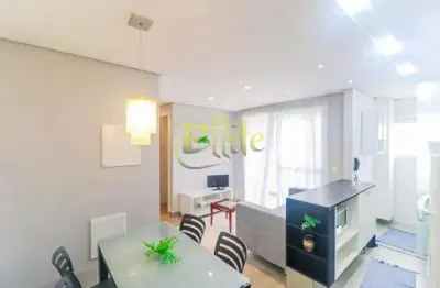 Apartamento mobiliado para venda  no bairro chácara santo antonio, são paulo! excelente para investidor!