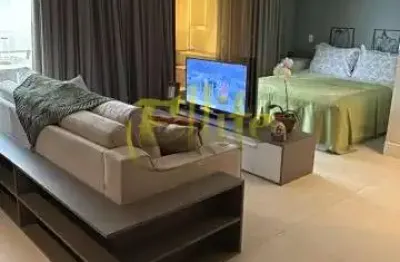 Apartamento mobiliado de 01 dormitório para venda na região do brooklin em são paulo!