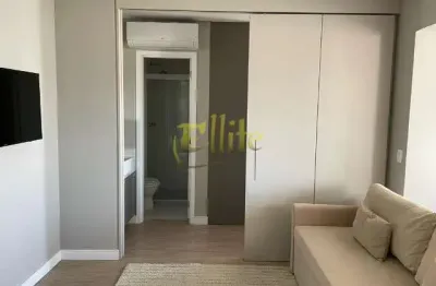 Apartamento mobiliado para locação na região do brooklin, são paulo!