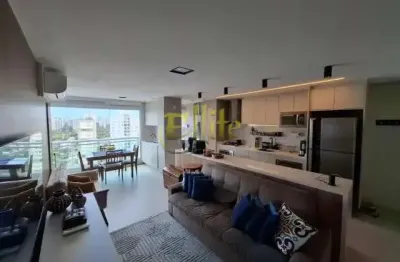 Apartamento mobiliado para locação de 02 dormitórios na região de santo amaro em são paulo!