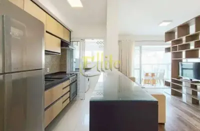 Apartamento de 01 dormitório mobiliado para locação e venda na região do brooklin em são paulo, próxima a estação morumbi!