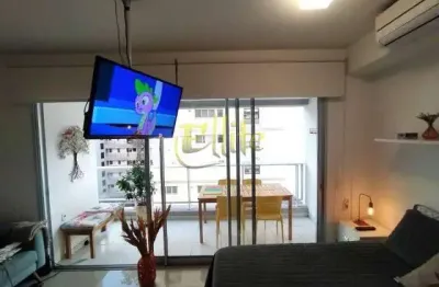 Apartamento mobiliado para locação e venda no brooklin, são paulo.