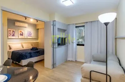 Apartamento à venda em Moema, São Paulo-SP: 1 quarto, 1 sala, 1 banheiro, 1 vaga na garagem, 32,00 m² de área.