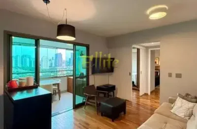 Apartamento totalmente mobiliado para locação e venda na região do Brooklin, São Paulo!v