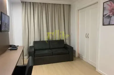 Flat para alugar na vila olímpia, totalmente mobiliado com serviços, próximo ao shopping funchal!